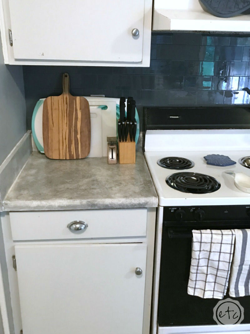 Blue, Gray & White Kitchen Reveal