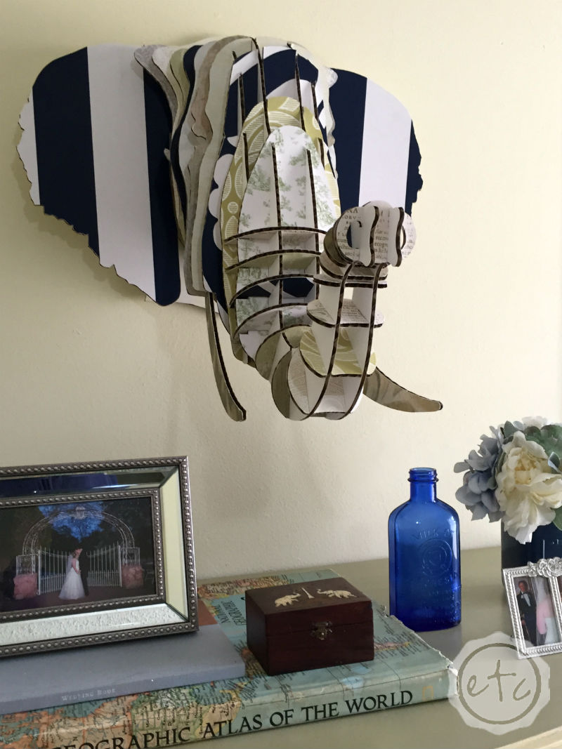 How to Customize a Cardboard Animal Head with Happily Ever After, Etc.