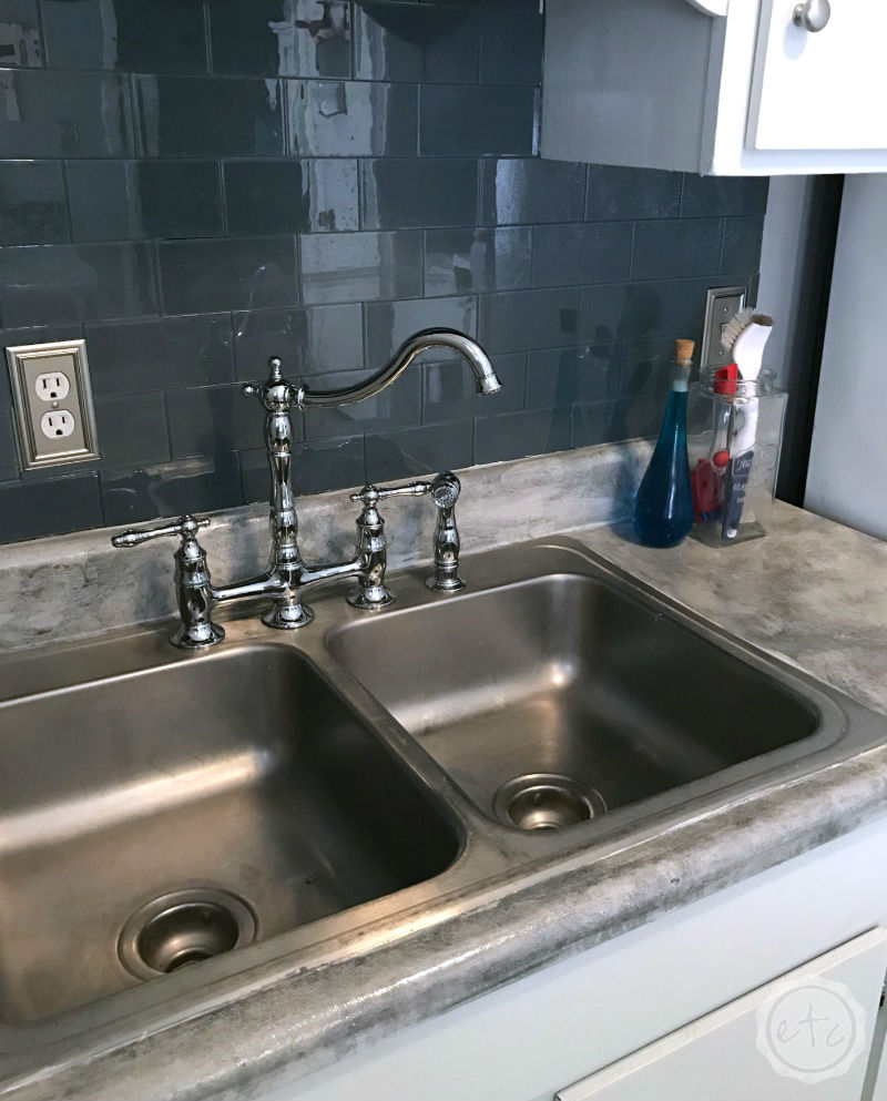 Blue, Gray & White Kitchen Reveal