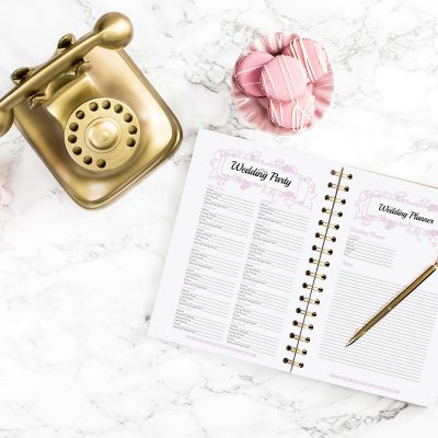 Wedding Binder - 42 Page Blush Wedding Binder