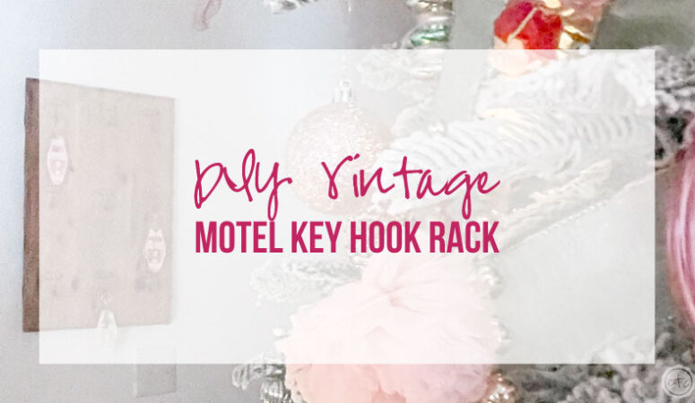 DIY Vintage Motel Key Hook Rack