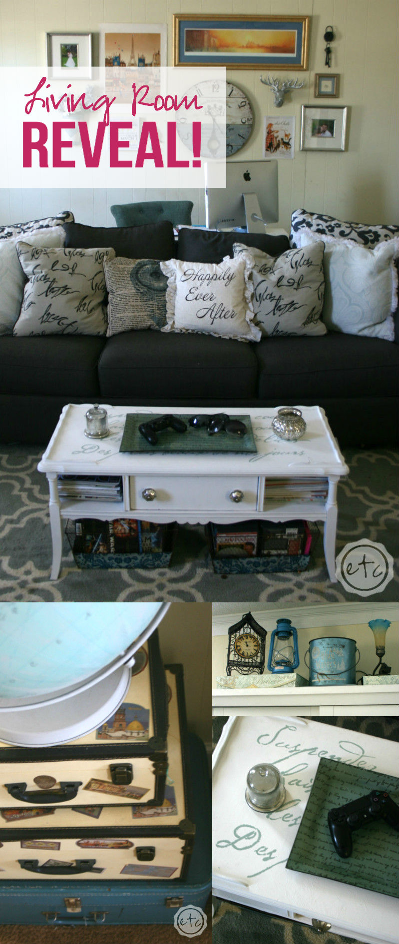 Living Room Reveal... Our Second Home! with Happily Ever After, Etc.