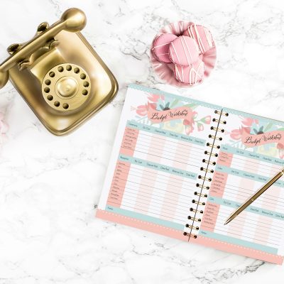 Floral Wedding Binder - 75 Page Floral Wedding Binder